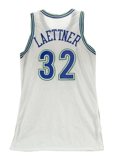 1991-92 Christian Laettner Game Worn and Signed  Minnesota Timberwolves Rookie Jersey